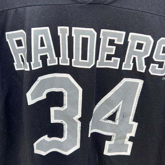Vintage 80s Rawlings Men’s Los Angeles Raiders 34 T-Shirt - Picture 2 of 8